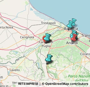 Mappa Via Generale Pianel, 76012 Canosa di Puglia BT, Italia (14.84167)