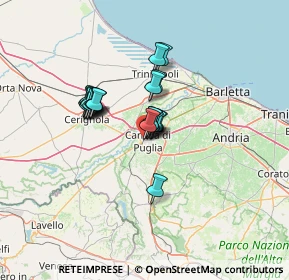 Mappa Via Generale Pianel, 76012 Canosa di Puglia BT, Italia (9.7375)