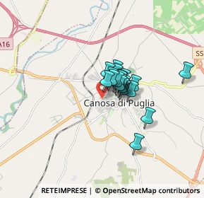 Mappa Via Generale Pianel, 76012 Canosa di Puglia BT, Italia (0.96)