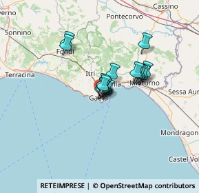 Mappa Via Cristoforo Colombo, 04024 Gaeta LT, Italia (8.3175)