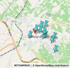 Mappa Via Montanara, 76012 Canosa di Puglia BT, Italia (0.67091)