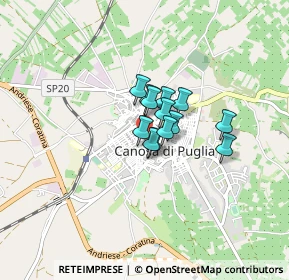 Mappa Via Montanara, 76012 Canosa di Puglia BT, Italia (0.45538)