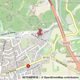 Mappa Via Bagni Vecchi, 6, 82037 Telese Terme, Benevento (Campania)