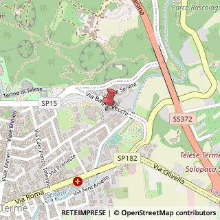 Mappa Via Bagni Vecchi, 1B, 82037 Telese Terme, Benevento (Campania)