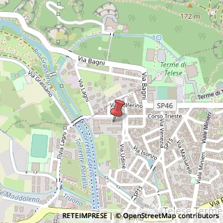 Mappa Corso Trieste, 93, 82037 Telese Terme, Benevento (Campania)
