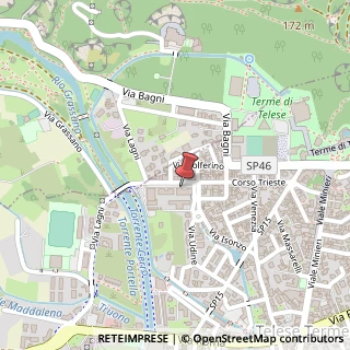 Mappa Corso Trieste, 89, 82037 Telese Terme, Benevento (Campania)