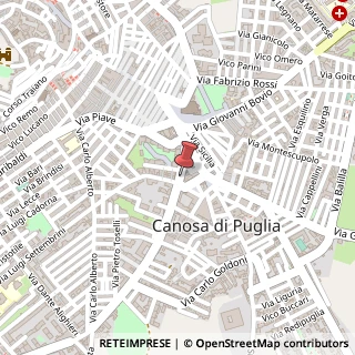 Mappa Piazza Terme, 1, 76012 Canosa di Puglia, Barletta-Andria-Trani (Puglia)