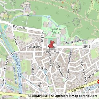 Mappa Corso Trieste, 16, 82037 Telese Terme, Benevento (Campania)