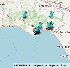 Mappa 04024 Gaeta LT, Italia (8.52875)