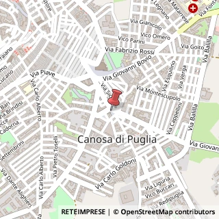 Mappa Via John Fitzgerald Kennedy, 34, 76012 Canosa di Puglia, Barletta-Andria-Trani (Puglia)