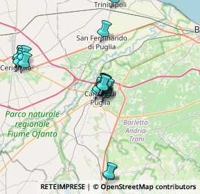 Mappa Via Sicilia, 76012 Canosa di Puglia BT, Italia (7.2565)