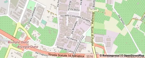 Mappa Bisceglie