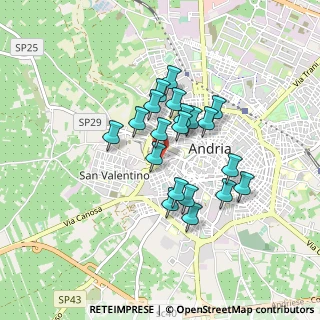 Mappa Piazza Caduti sul Lavoro, 76123 Andria BT, Italia (0.7145)