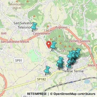 Mappa Via Bagni, 82030 San Salvatore Telesino BN, Italia (1.175)