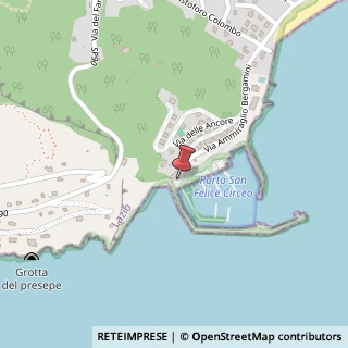 Mappa Piazza Enrico Fabrizi, 2/4, 04017 San Felice Circeo, Latina (Lazio)