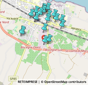 Mappa Contrada Macchione snc, 76011 Bisceglie BT, Italia (1.0435)