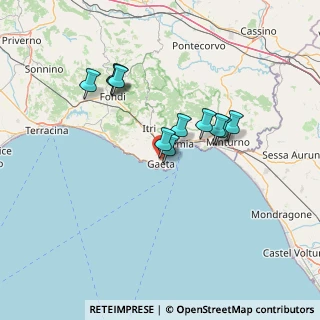 Mappa Via Canada, 04025 Gaeta LT, Italia (12.33636)