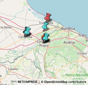 Mappa Via Capri, 76012 Canosa di Puglia BT, Italia (9.23)