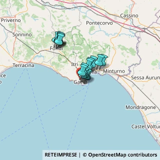 Mappa Viale America, 04024 Gaeta LT, Italia (8.91)