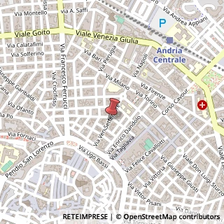Mappa Via XX Settembre, 55, 76123 Andria, Barletta-Andria-Trani (Puglia)
