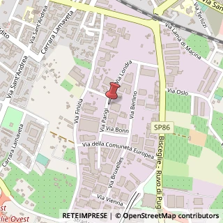 Mappa Via Parigi, 3, 70052 Bisceglie, Barletta-Andria-Trani (Puglia)