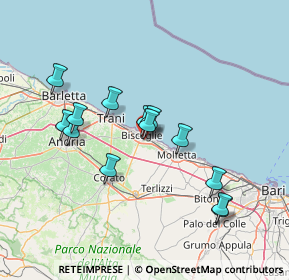 Mappa Via Traversa Terlizzi, 76011 Bisceglie BT, Italia (14.06308)