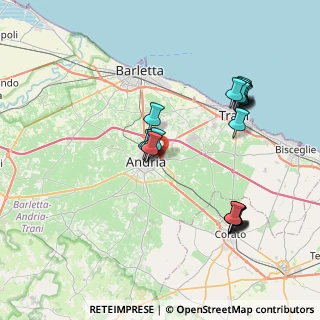 Mappa Via Belgrado, 76123 Andria BT, Italia (8.521)