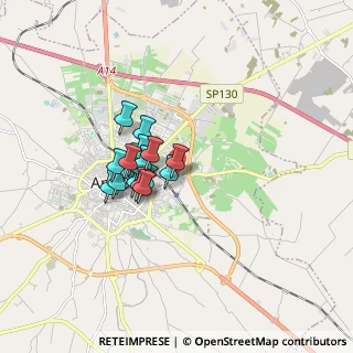 Mappa Via Belgrado, 76123 Andria BT, Italia (1.21944)