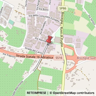Mappa Strada del Carro, 7, 76011 Bisceglie, Barletta-Andria-Trani (Puglia)