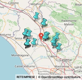 Mappa Autostrada del Sole, 81057 Teano CE, Italia (11.229)