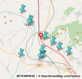 Mappa Autostrada del Sole, 81057 Teano CE, Italia (4.07182)