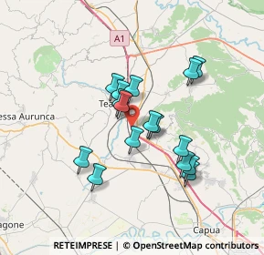 Mappa Autostrada del Sole, 81057 Teano CE, Italia (5.98)