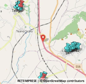 Mappa Autostrada del Sole, 81057 Teano CE, Italia (3.394)