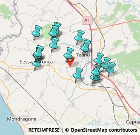 Mappa Via Termine Vic, 81057 Teano CE, Italia (6.8065)