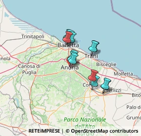 Mappa Via Ugo Foscolo, 76123 Andria BT, Italia (10.26308)