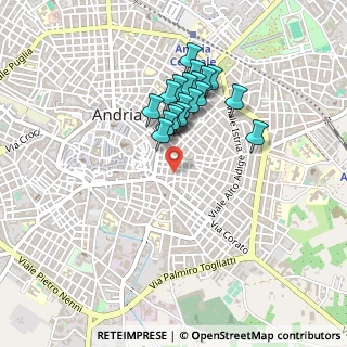 Mappa Via Ugo Foscolo, 76123 Andria BT, Italia (0.388)