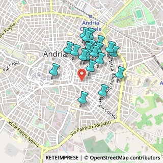Mappa Via Ugo Foscolo, 76123 Andria BT, Italia (0.387)