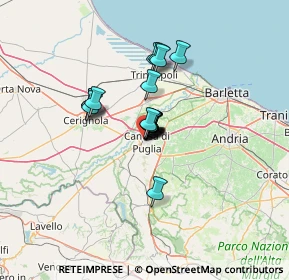 Mappa Via Rocco Sassani, 76012 Canosa di Puglia BT, Italia (8.08)