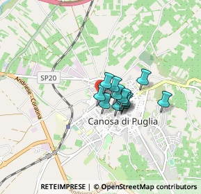 Mappa Via Rocco Sassani, 76012 Canosa di Puglia BT, Italia (0.49583)