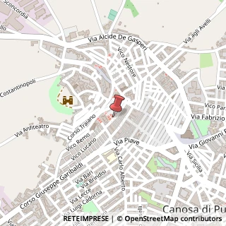 Mappa Via Rocco Sassani, 34, 76012 Canosa di Puglia, Barletta-Andria-Trani (Puglia)