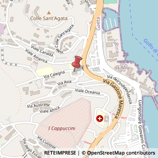 Mappa Via Calegna, 33, 04024 Gaeta, Latina (Lazio)