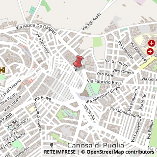 Mappa Via Guglielmo Oberdan, 43, 76012 Canosa di Puglia, Barletta-Andria-Trani (Puglia)