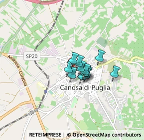 Mappa Corso S. Sabino, 70053 Canosa di Puglia BT, Italia (0.44667)