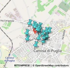 Mappa Corso S. Sabino, 70053 Canosa di Puglia BT, Italia (0.2525)