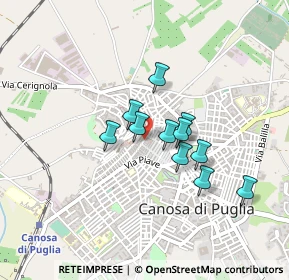 Mappa Via Niccolò Machiavelli, 76012 Canosa di Puglia BT, Italia (0.33364)