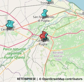 Mappa Via Niccolò Machiavelli, 76012 Canosa di Puglia BT, Italia (8.19)
