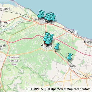 Mappa Via Gondar, 76123 Andria BT, Italia (6.172)