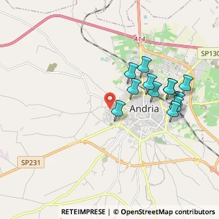 Mappa Via Minervino Murge, 76123 Andria BT, Italia (2.00167)
