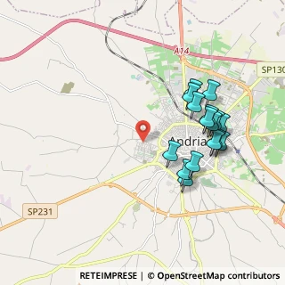 Mappa Via Minervino Murge, 76123 Andria BT, Italia (2.0225)