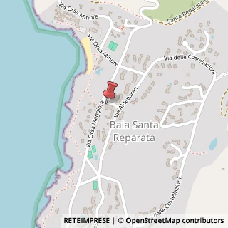 Mappa Via Orsa Maggiore, 2, 07028 Erula, Sassari (Sardegna)